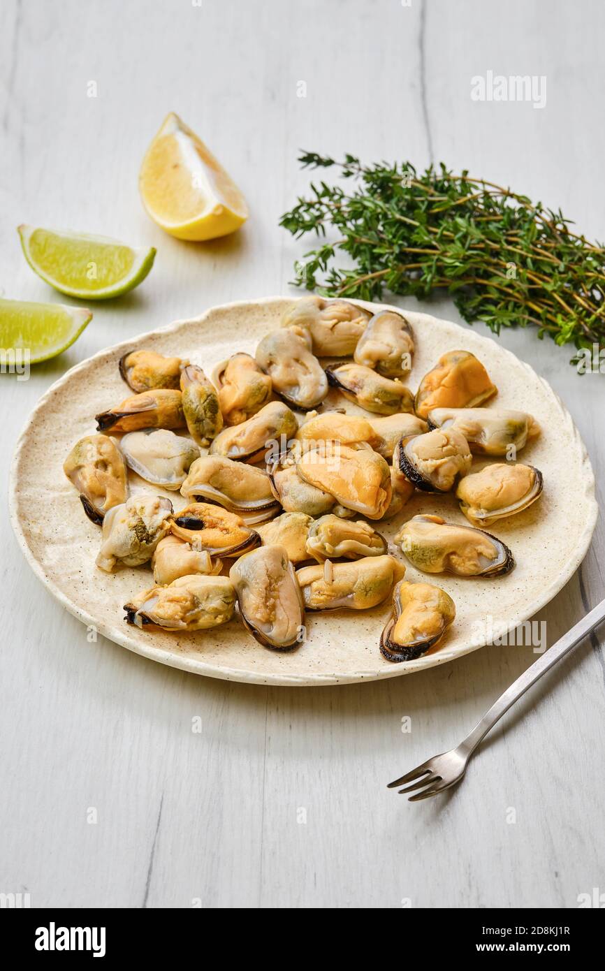 Pickled mussels hi-res stock photography and images - Alamy