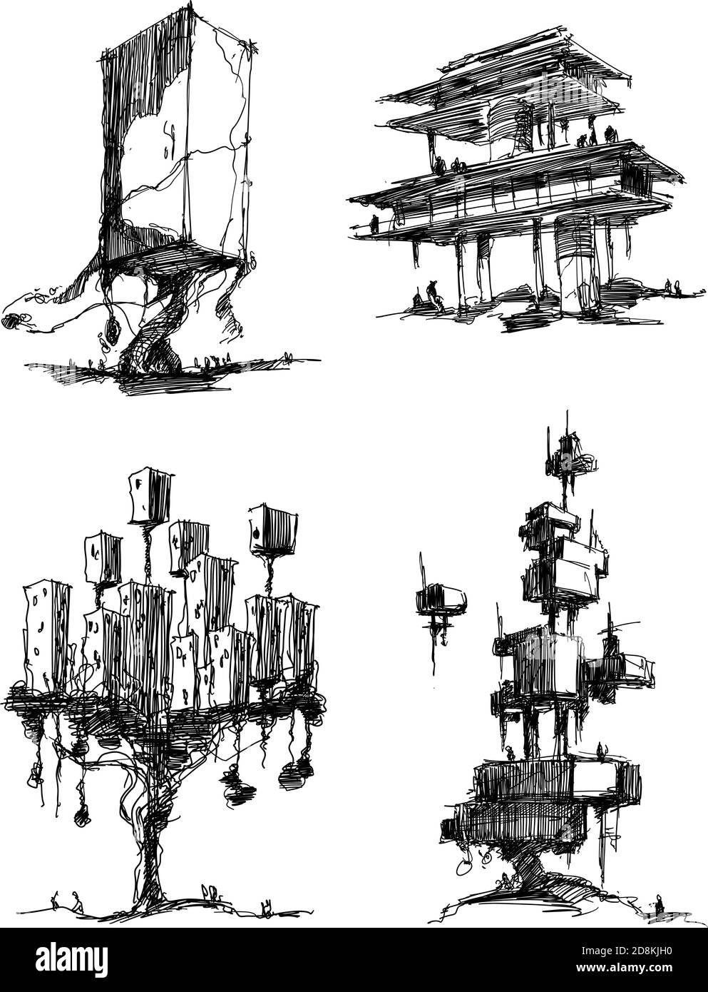 Hand-drawn vector sketch of a generic contemporary Video Game