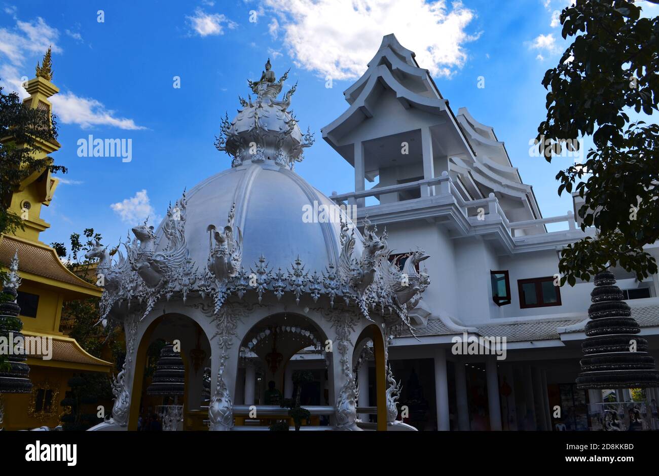 Chiang Rai, Thailand - Wat Rong Khun, The White Temple Stock Photo - Alamy