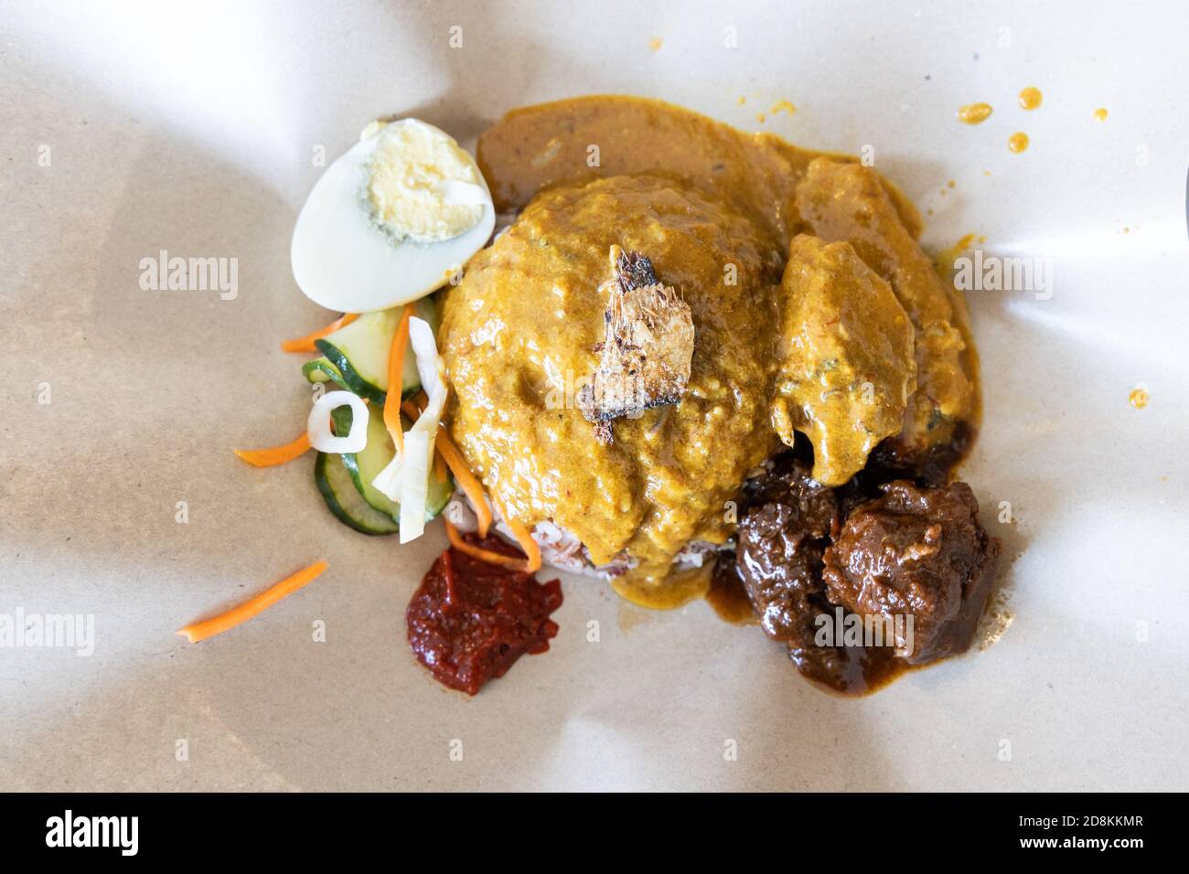 Kelantan Rice Nasi Dagang, popular traditional rice in Terengganu, Kelantan Malaysia ...