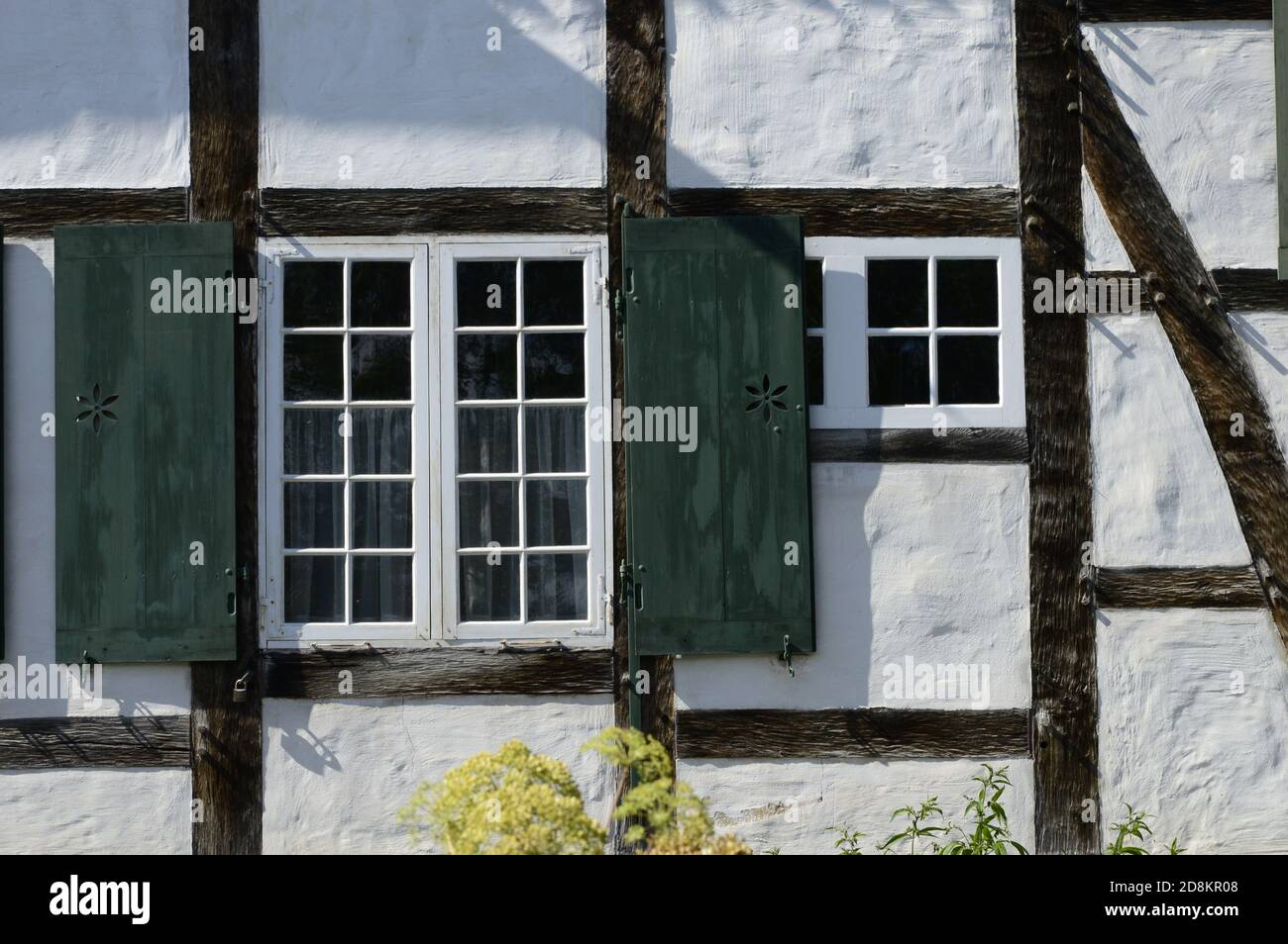 Detail of a farm house in a Open sie Museum in Detmold, Germany Stock