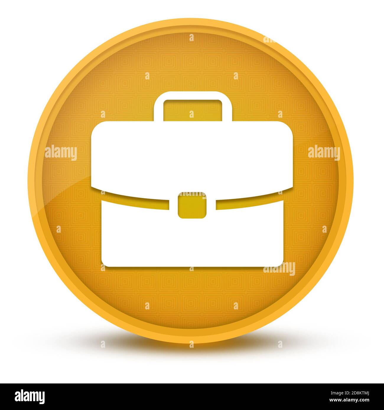 Work experience luxurious glossy yellow round button abstract illustration Stock Photo