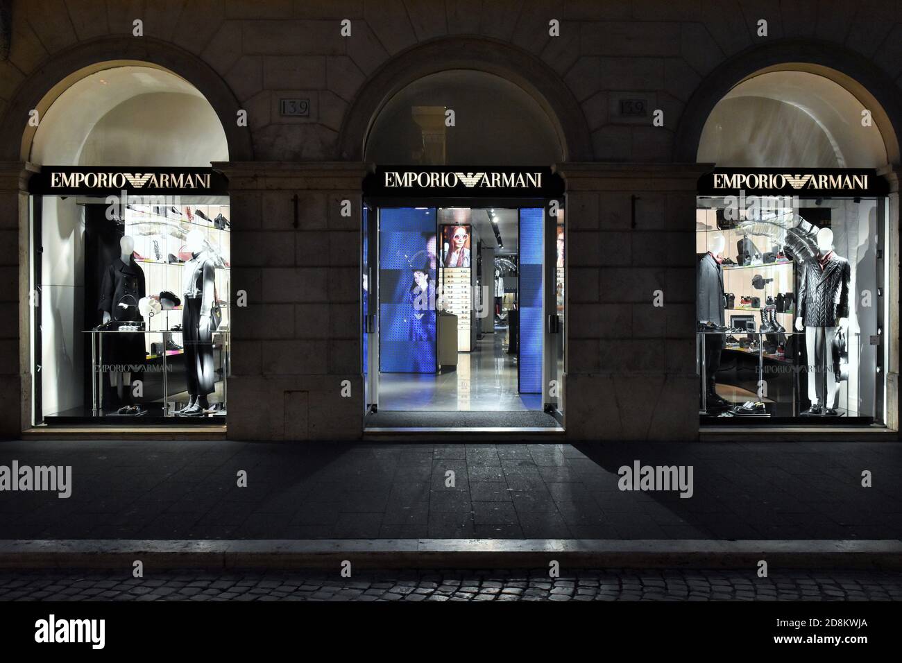 Emporio armani shop hi-res stock photography and images - Page 2 - Alamy