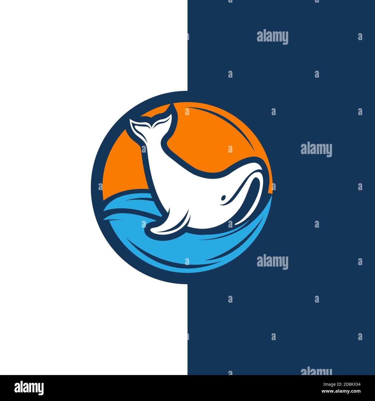 Whale Logo Vector High Resolution Stock Photography and Images - Alamy