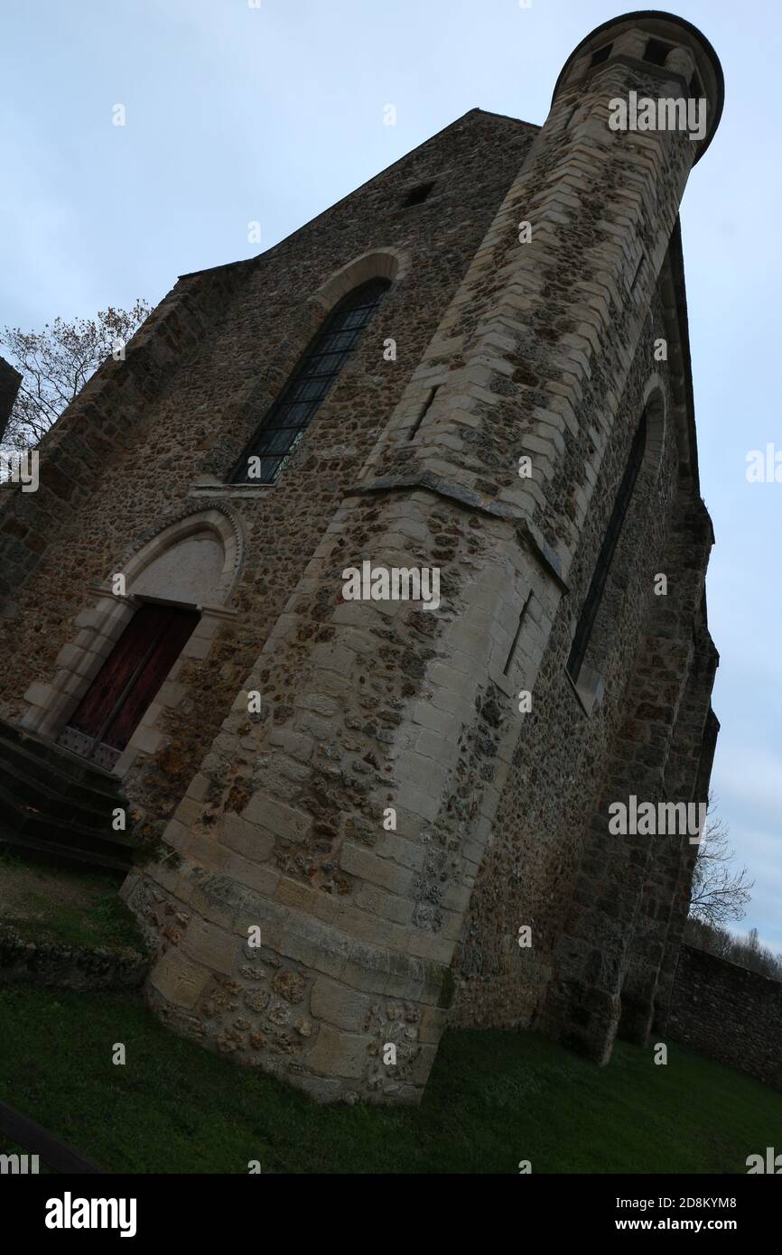 Templar preceptory - Commanderie des Templiers - Elancourt - Yvelines - France Stock Photo