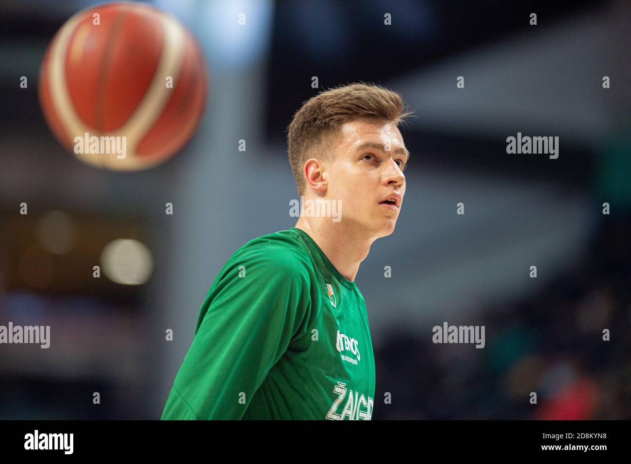 2020 10 25. Marek Blaževič is a Lithuanian basketball playef, Žalgiris  Kaunas, Lithuanian Basketball League, EuroLeague, Standing at 2.16 m, he  plays Stock Photo - Alamy