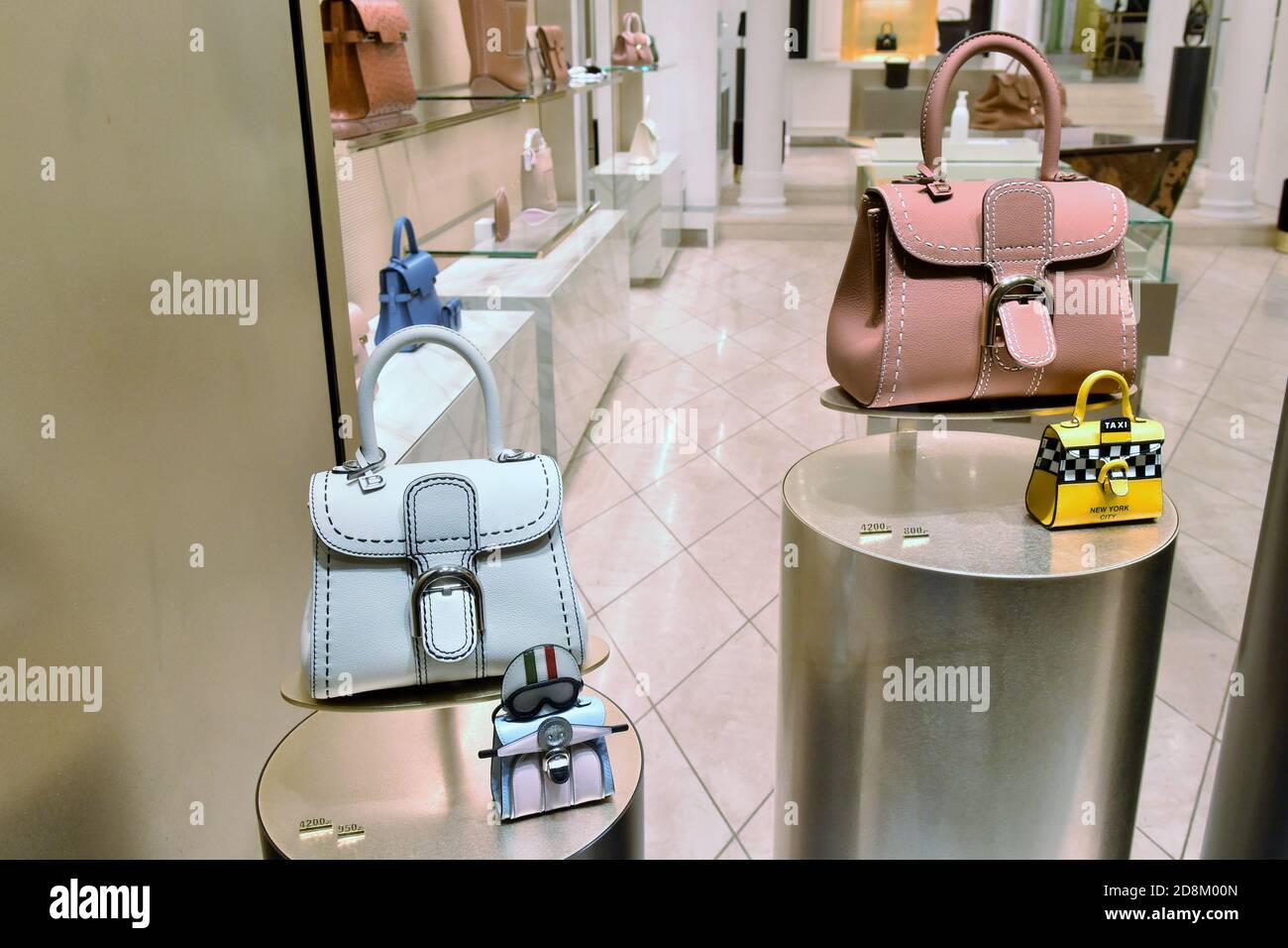 shopping Delvaux bags in Gallery St-Hubertus, Brussels