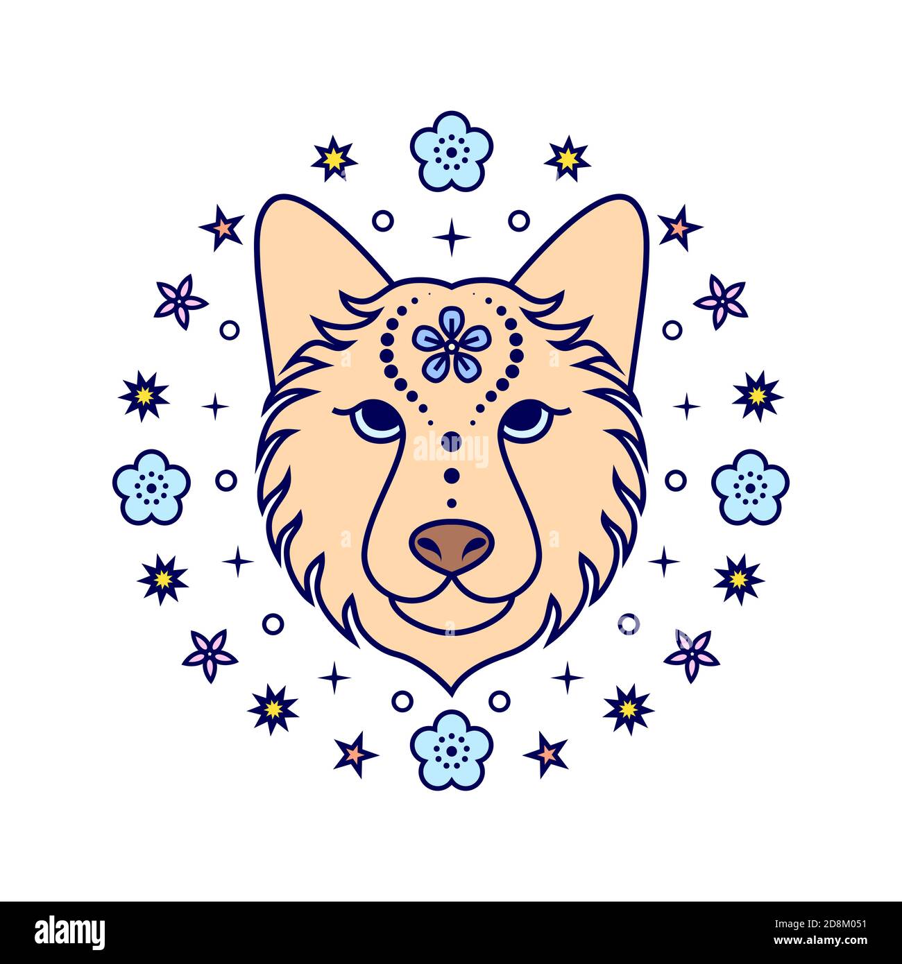 Dog Chinese Zodiac Sign Stock Vector Image Art Alamy Dog Chinese Zodiac Sign Stock Vector Image Art Alamy