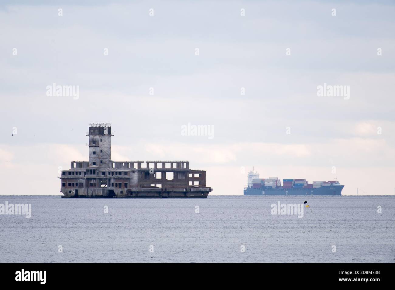 Remains of Torpedowaffenplatz Hexengrund (TWP Gdynia Babie Doly) in Gdynia Babie Doly, Poland. October 8th 2020. From 1942 to 1945 TWP was one of the Stock Photo