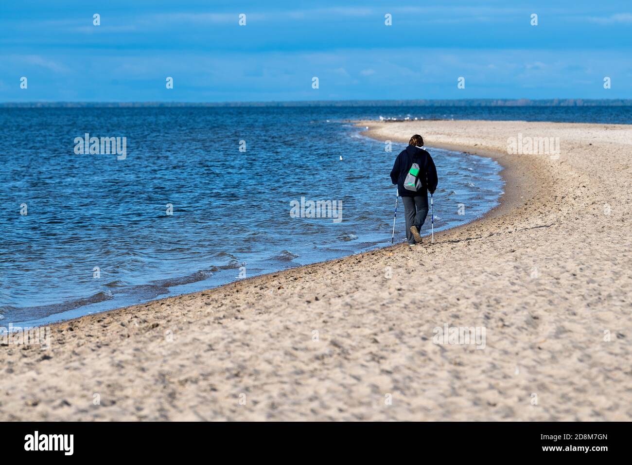 Sandy Cypel Rewski on Zatoka Pucka (Bay of Puck) in Rewa, Poland ...