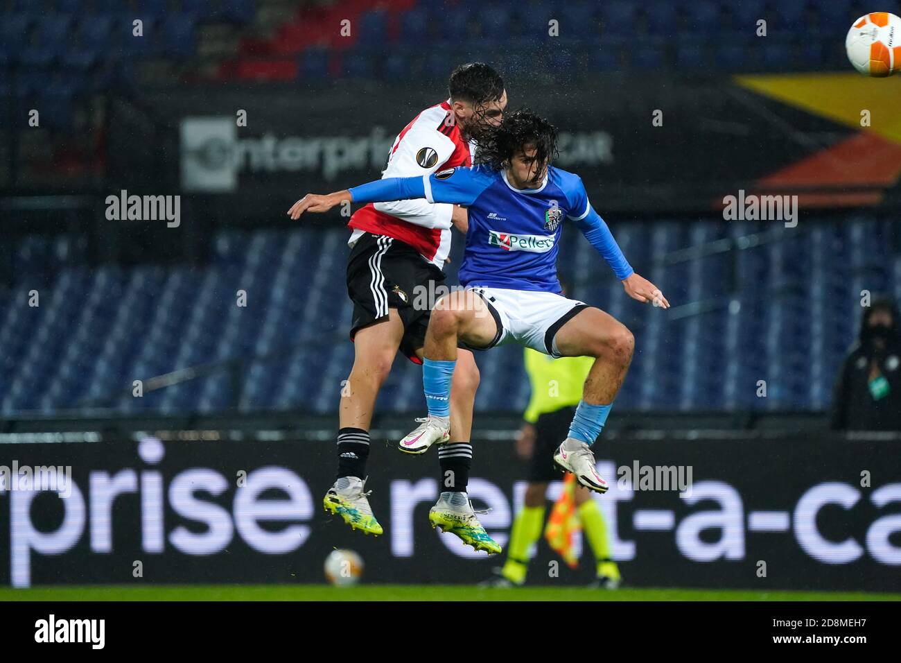 Matthaus Taferner Of Wolfsberger Ac Duels Orkun Kokcu Of Feyenoord During Europa League Match Feyenoord Wolfsberger Ac On Oktober 29 In Rotterdam Netherlands Credit Scs Sander Chamid Aflo Alamy Live News Stock Photo Alamy