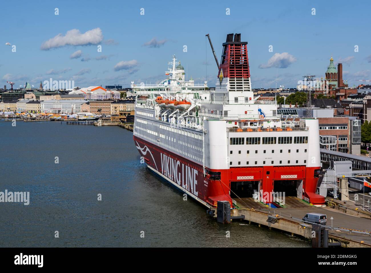Cruiseferry Mariella Of Viking Line Company Moored In The Port Of 
