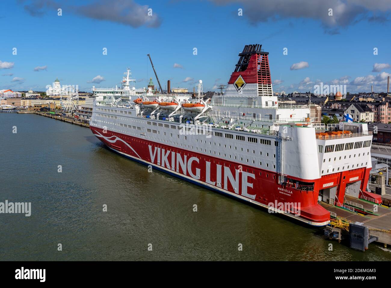 Cruiseferry Mariella of Viking line company moored in the port of Helsinki  Stock Photo - Alamy