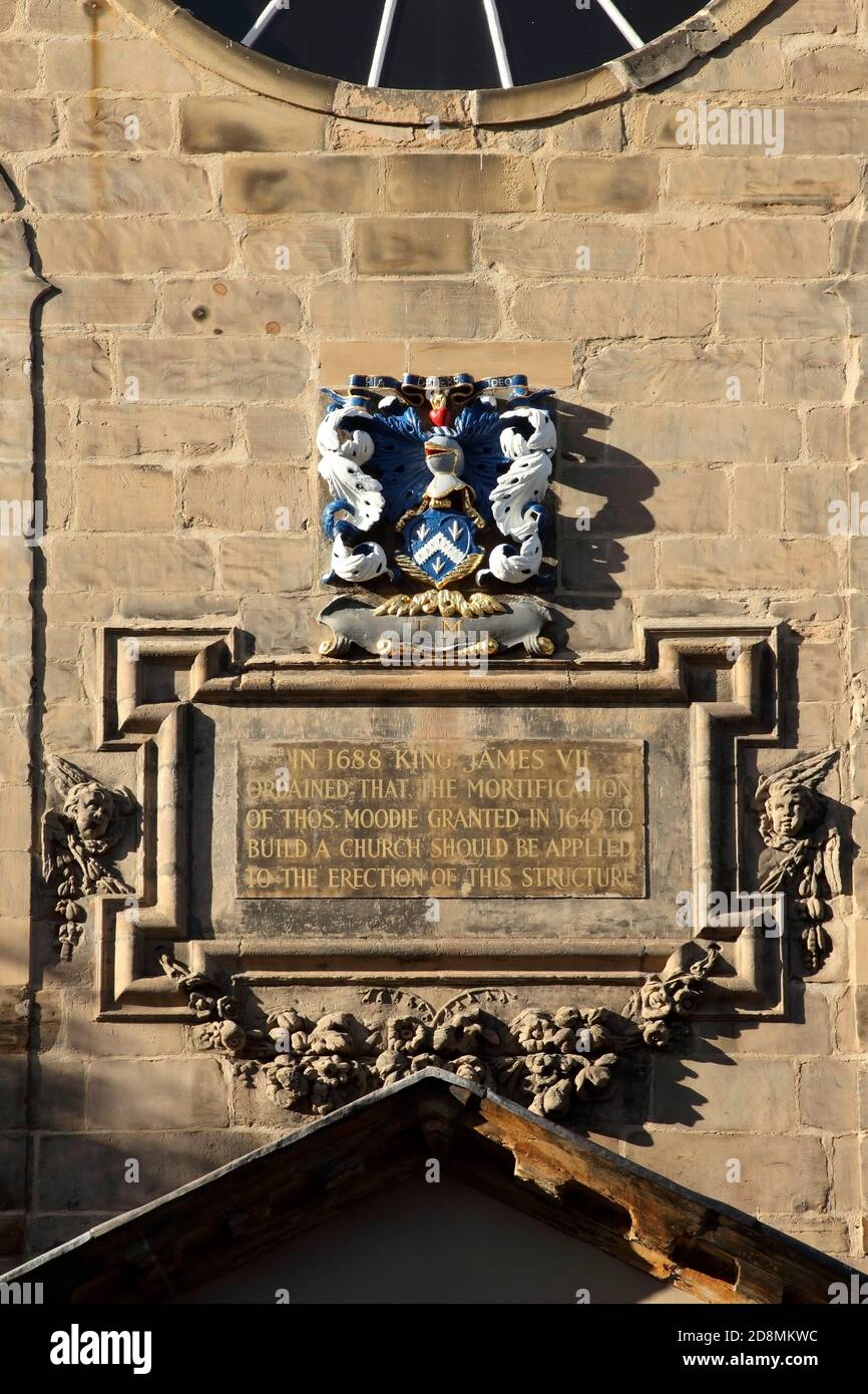 Canongate Kirk, Canongate on the Royal Mile, Edinburgh, Scotland Stock