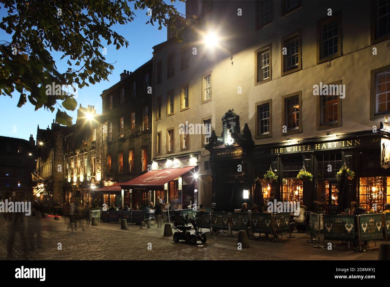 Pubs and bars in the Grassmarket, Edinburgh, Scotland Stock Photo Alamy