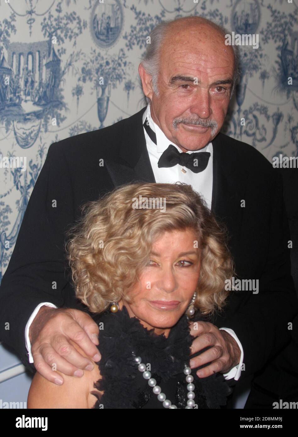 **FILE PHOTO** Sean Connery Has Passed Away. Sean Connery and wife 2004