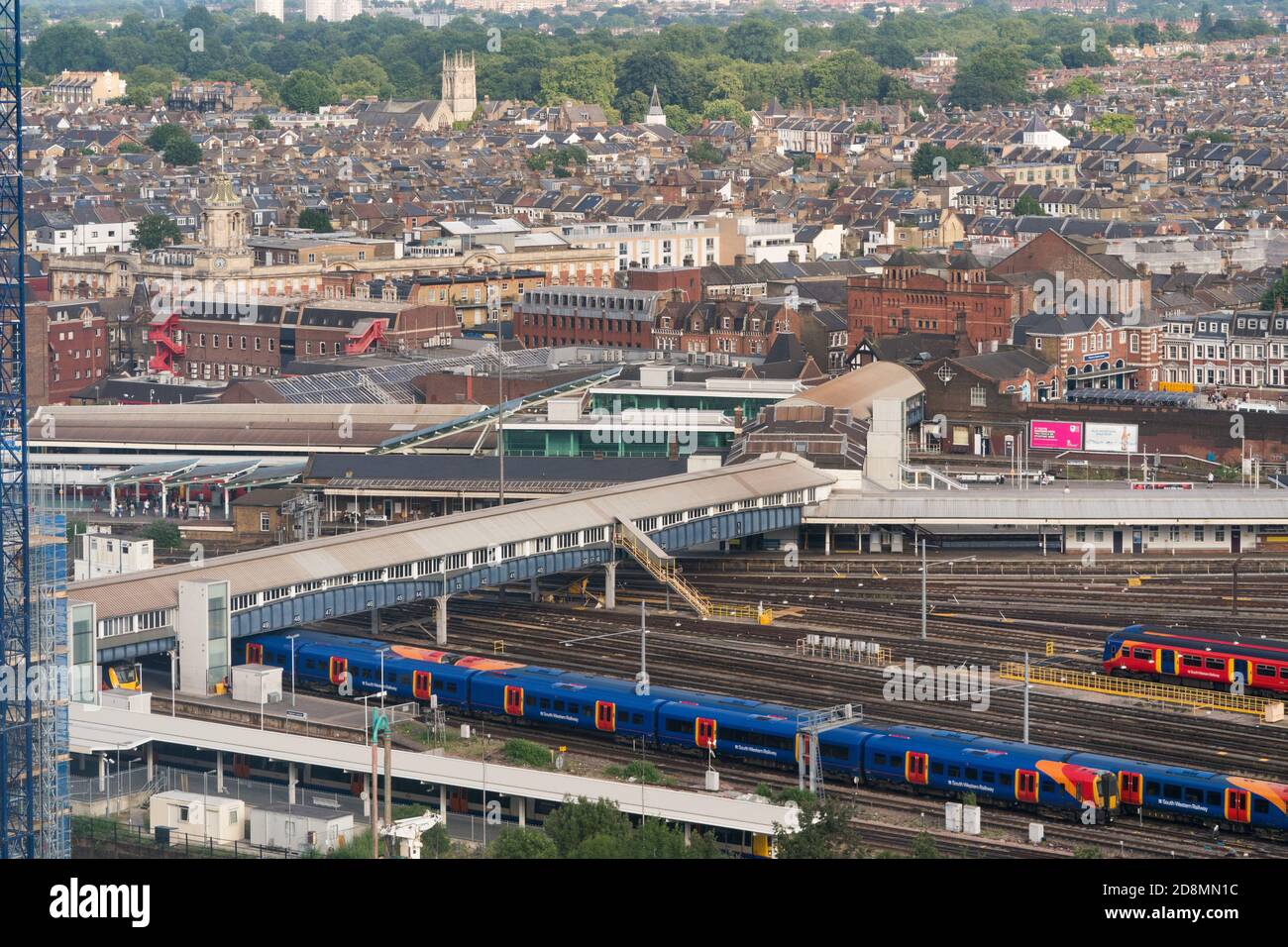 Clapham Junction railway Train station Stock Photo - Alamy