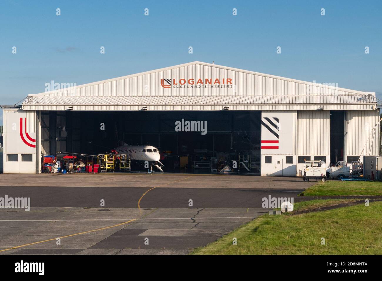 Loganair Glasgow Airport, Scotland, UK Stock Photo Alamy