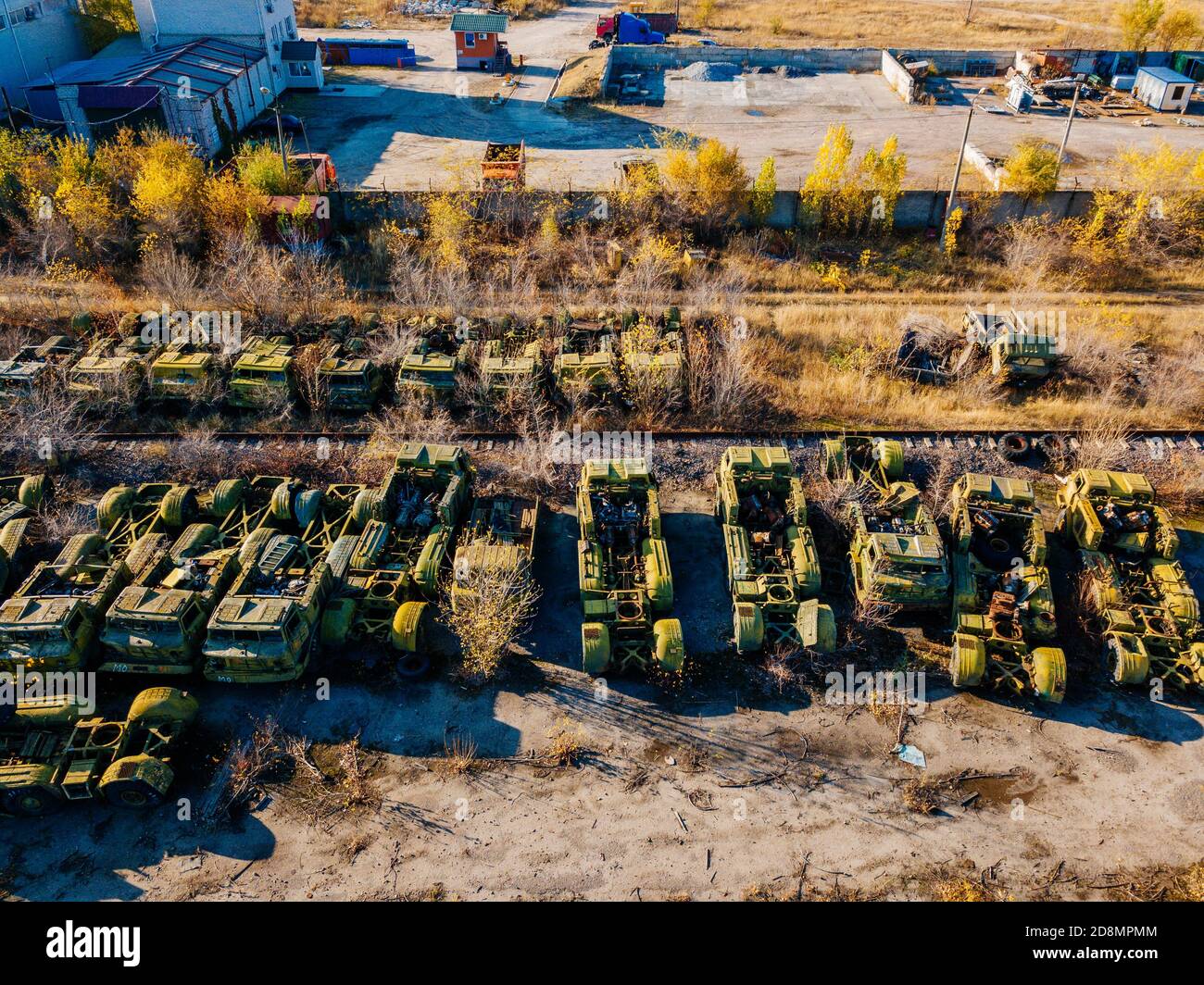 Junkyard Aerial View High Resolution Stock Photography and Images - Alamy