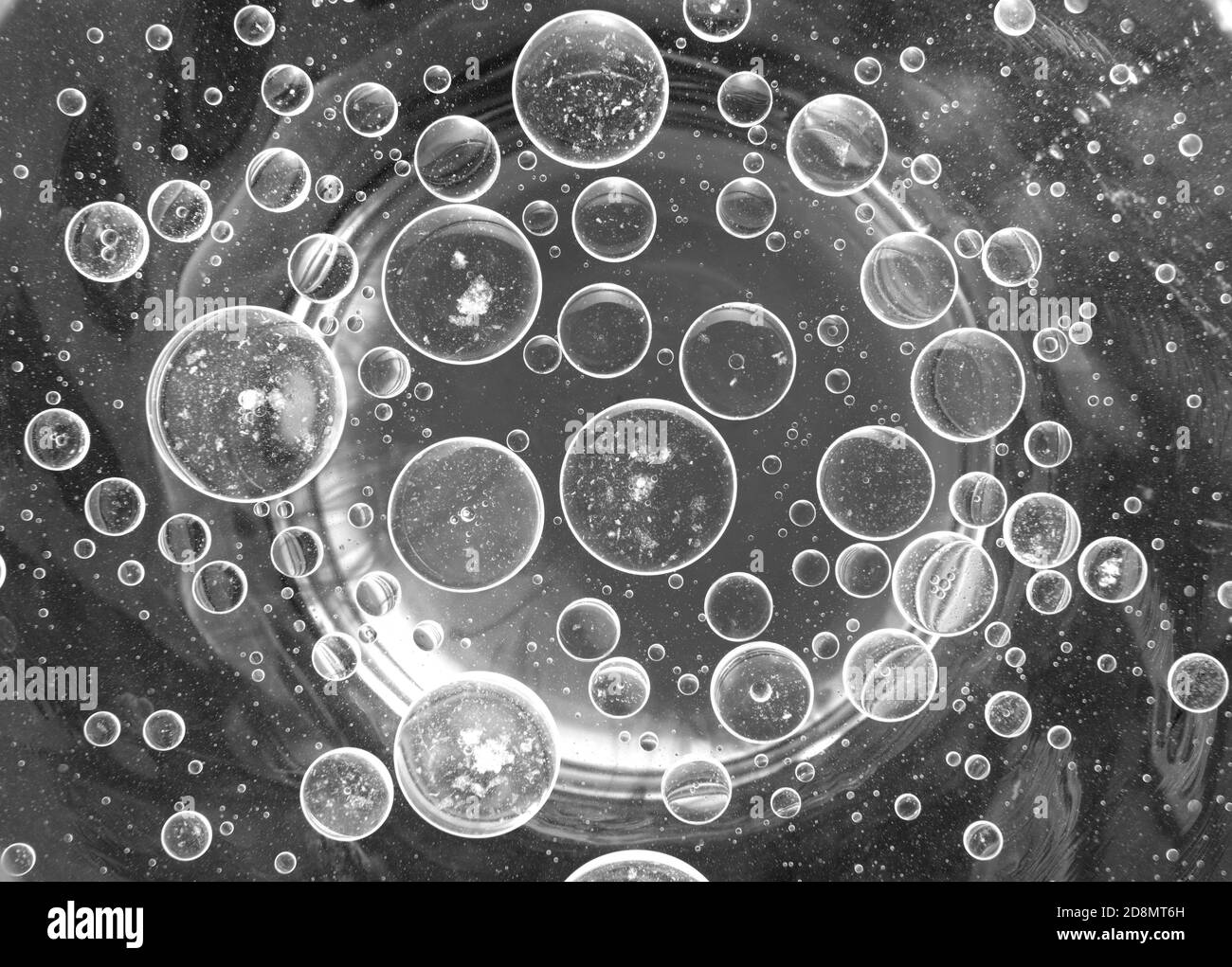 oil floating on waterspecial effect Stock Photo Alamy