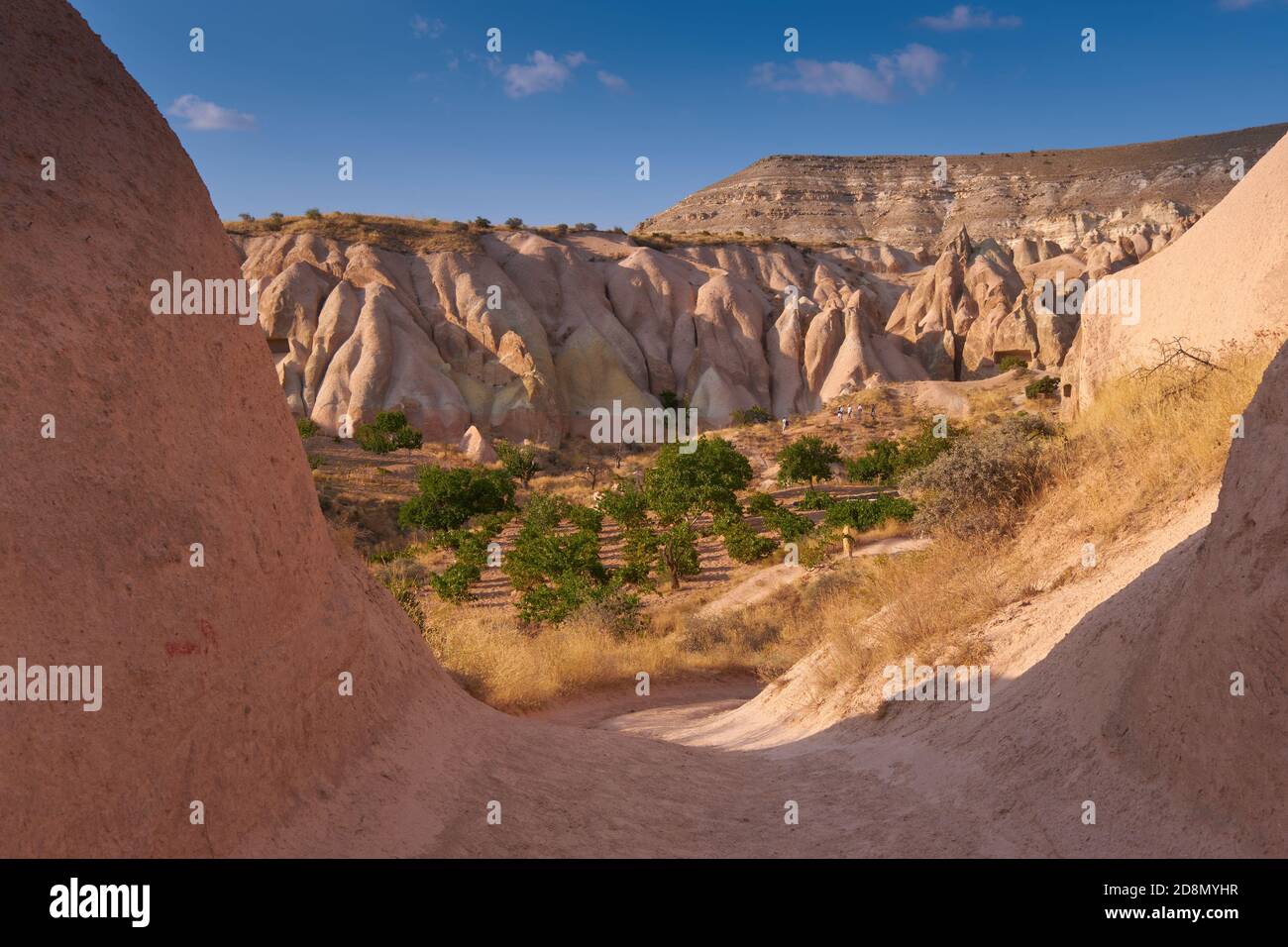 Gardens of the Red Valley in Cappadocia Stock Photo