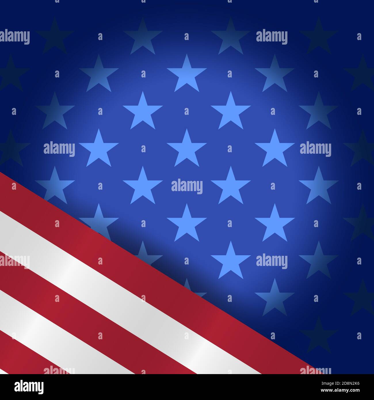 2020 United States presidential election background. illustration. Stock Photo