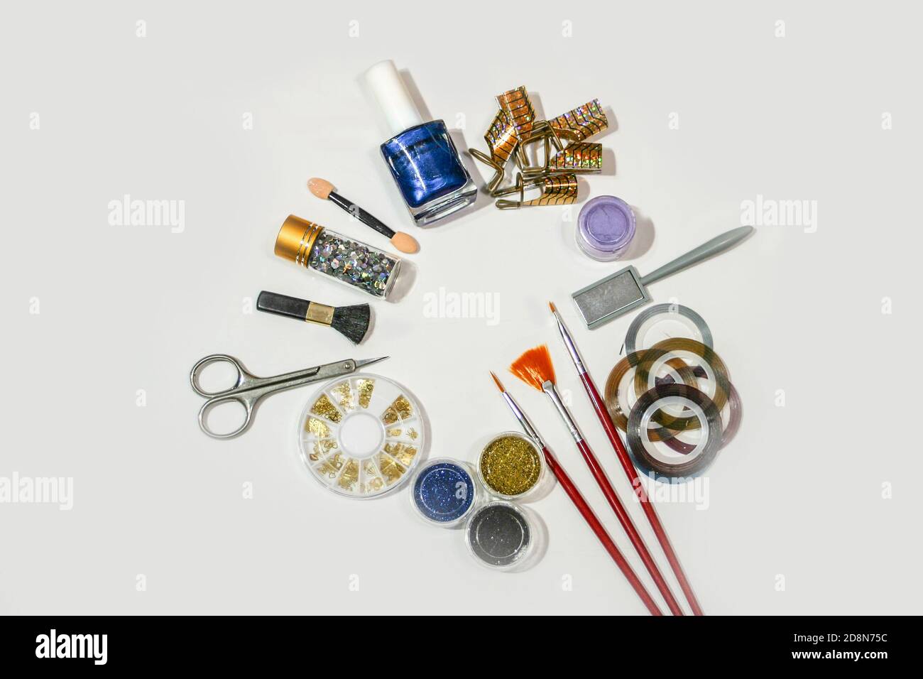 Nails design tools Stock Photo