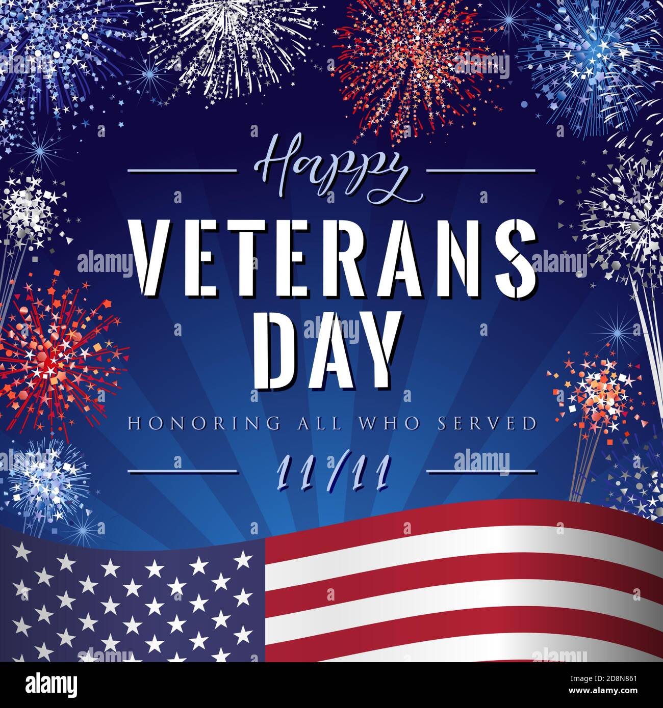 Happy veterans day heart