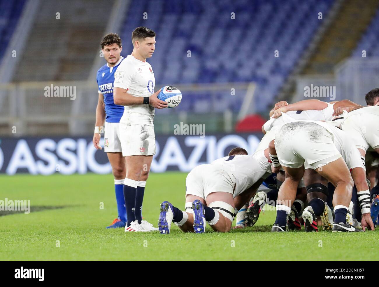 Stadio Olimpico, rome, Italy, 31 Oct 2020, Ben Youngs (England) during Italy vs England, Rugby Six Nations match - Credit: LM/Luigi Mariani/Alamy Live News Stock Photo