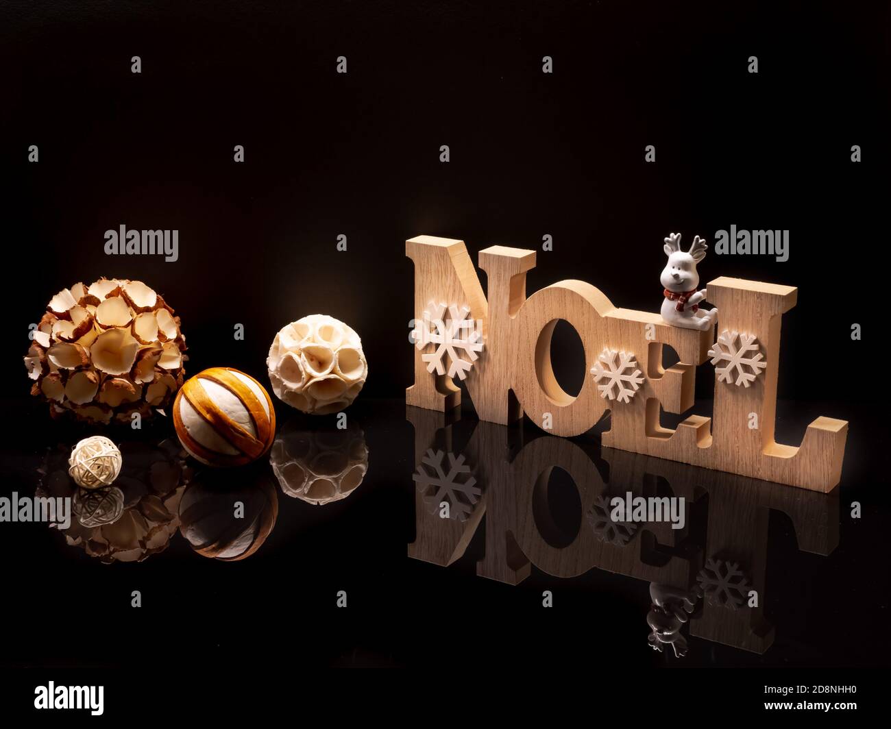 Christmas decorations zero waste with recyclable paper balls for Christmas tree. Ecological