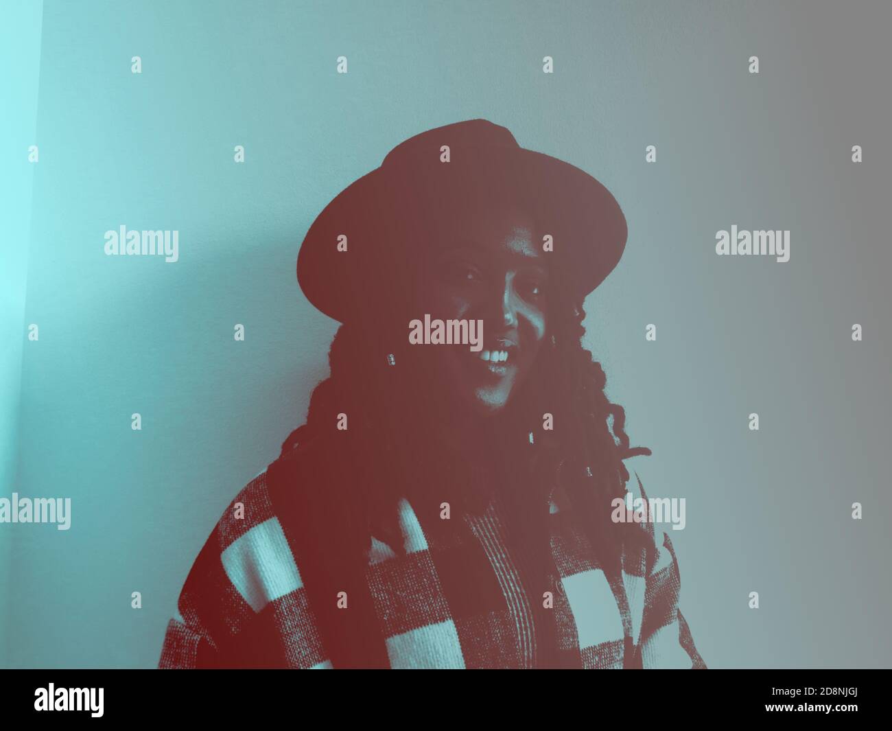 Gradient and black & white photos Stock Photo - Alamy