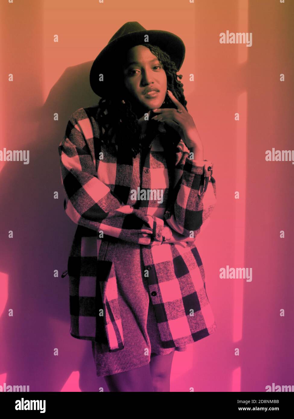 Gradient and black & white photos Stock Photo - Alamy