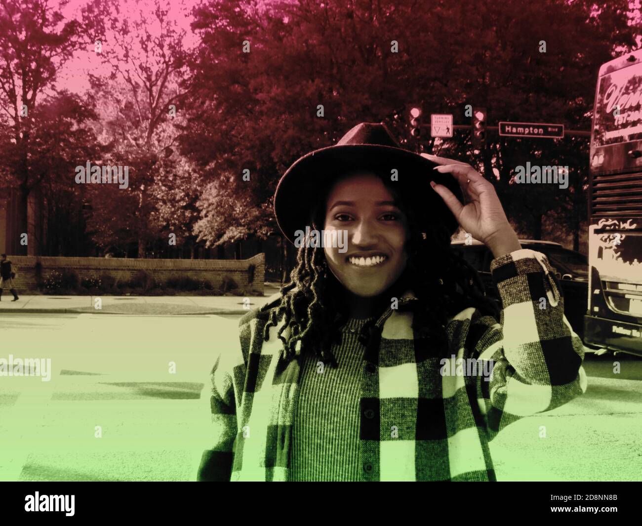 Gradient and black & white photos Stock Photo - Alamy