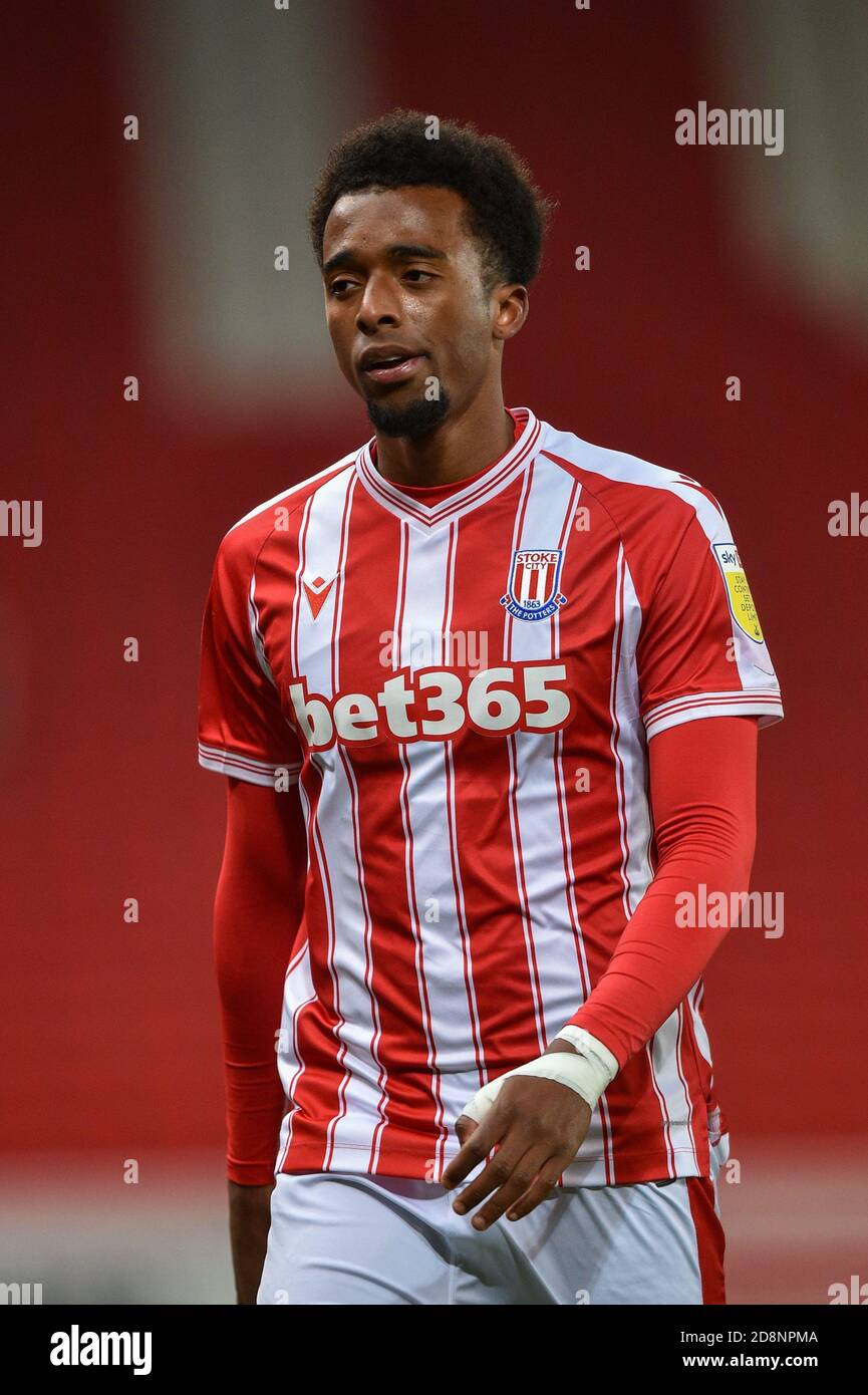 Tashan Oakley-Boothe (20) of Stoke City after the game Stock Photo - Alamy