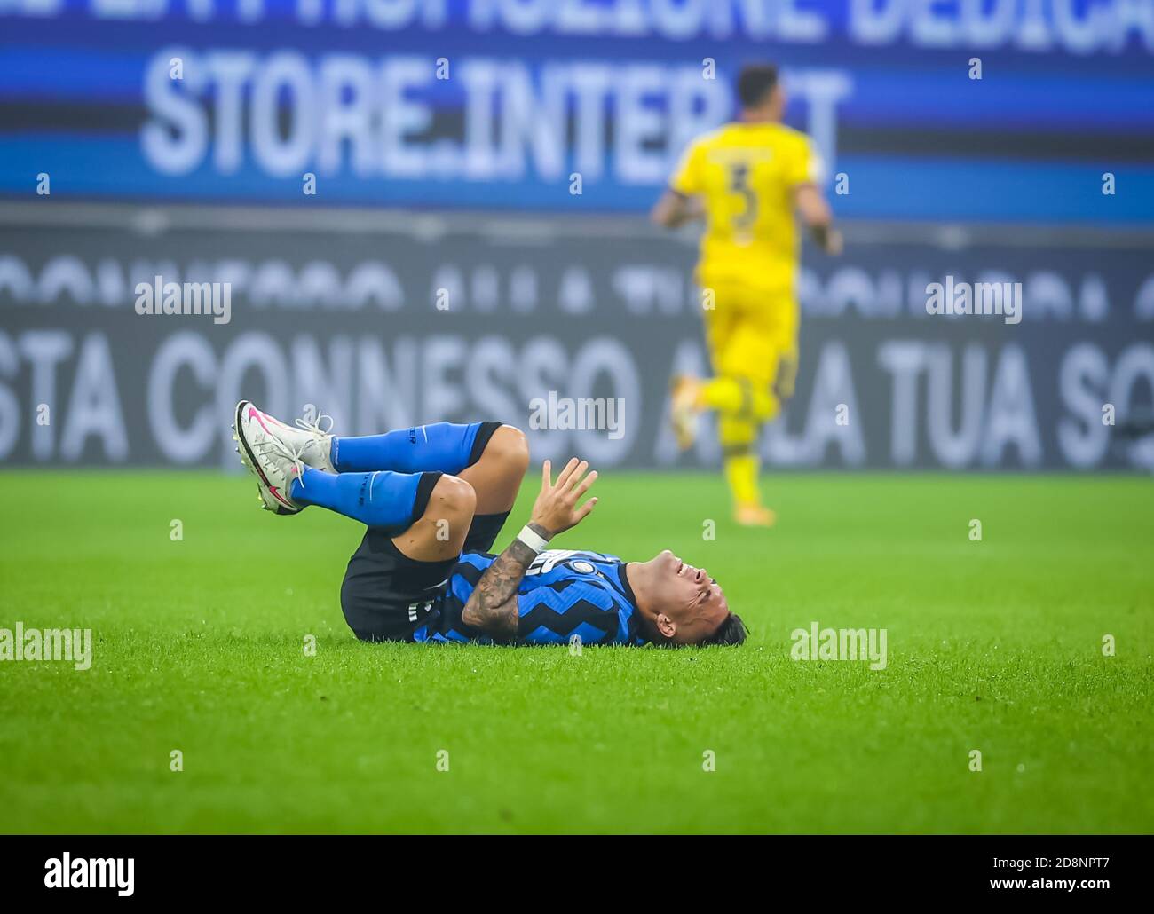 Lautaro Martínez of FC Internazionale during italian soccer Serie A season  2019/20 of FC Internazionale - Photo credit Fabrizio Carabelli /LM Stock  Photo - Alamy