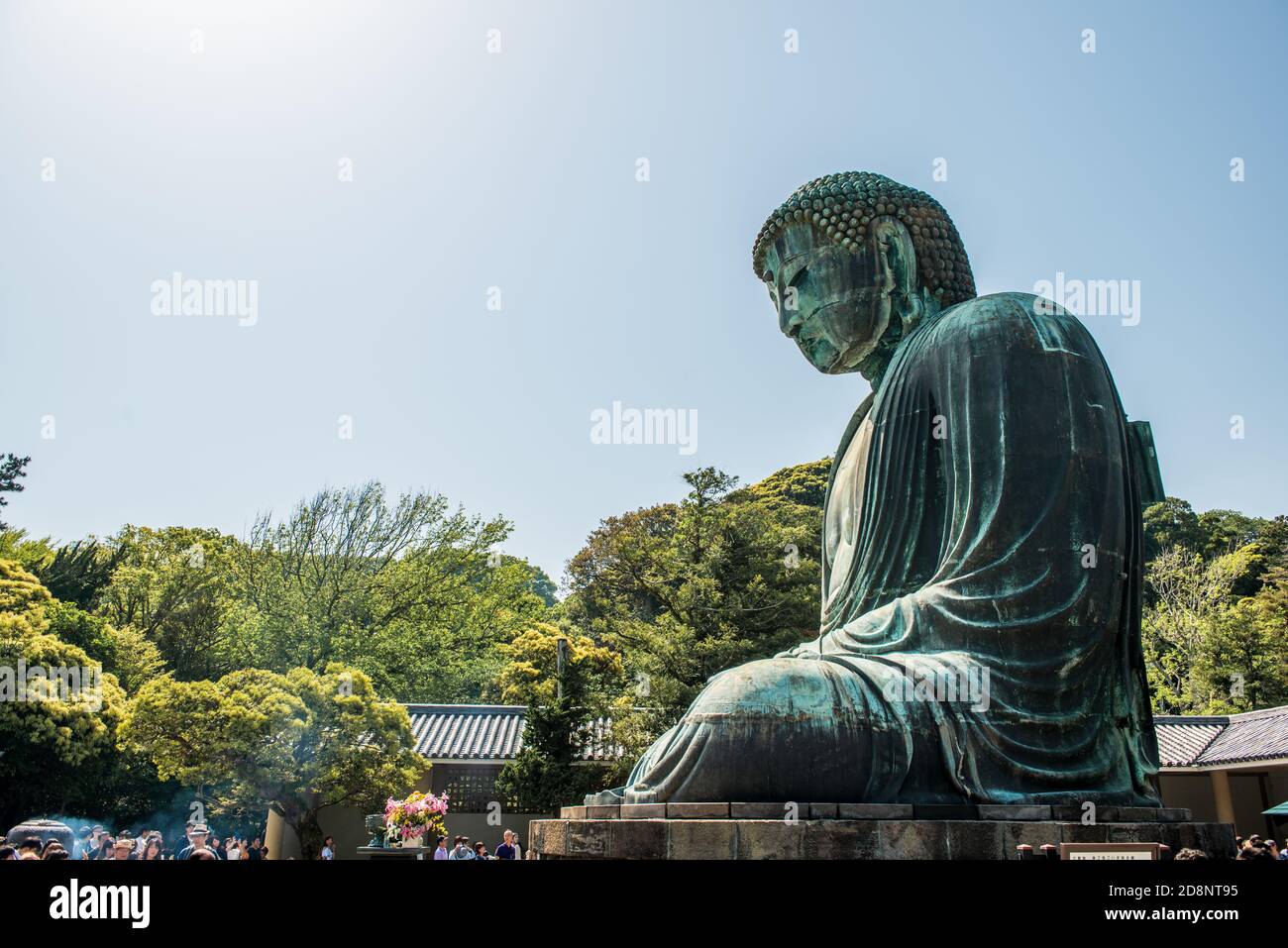 The Great Buddha of Kamakura at Kōtoku-in in Kamakura, Japan Stock ...