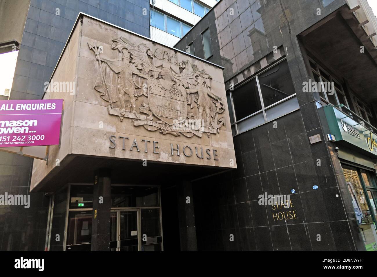 State House, 22 Dale street,Liverpool,Merseyside,England,UK,  L2 4TR - Home of the State Ballroom in 1980s Stock Photo