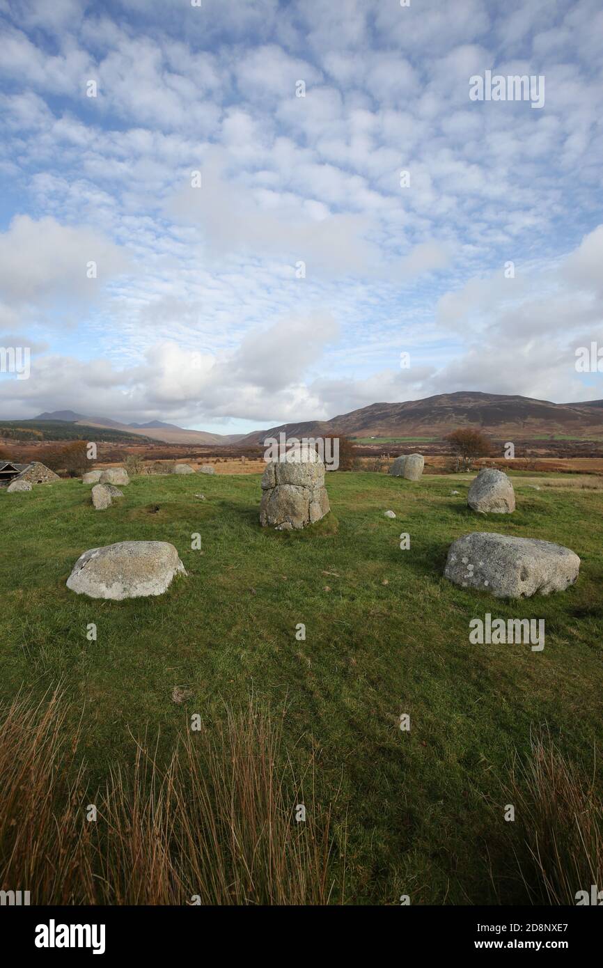 Isle of Arran, Ayrshire, Scotland, UK , Machrie Moor Stone Circle