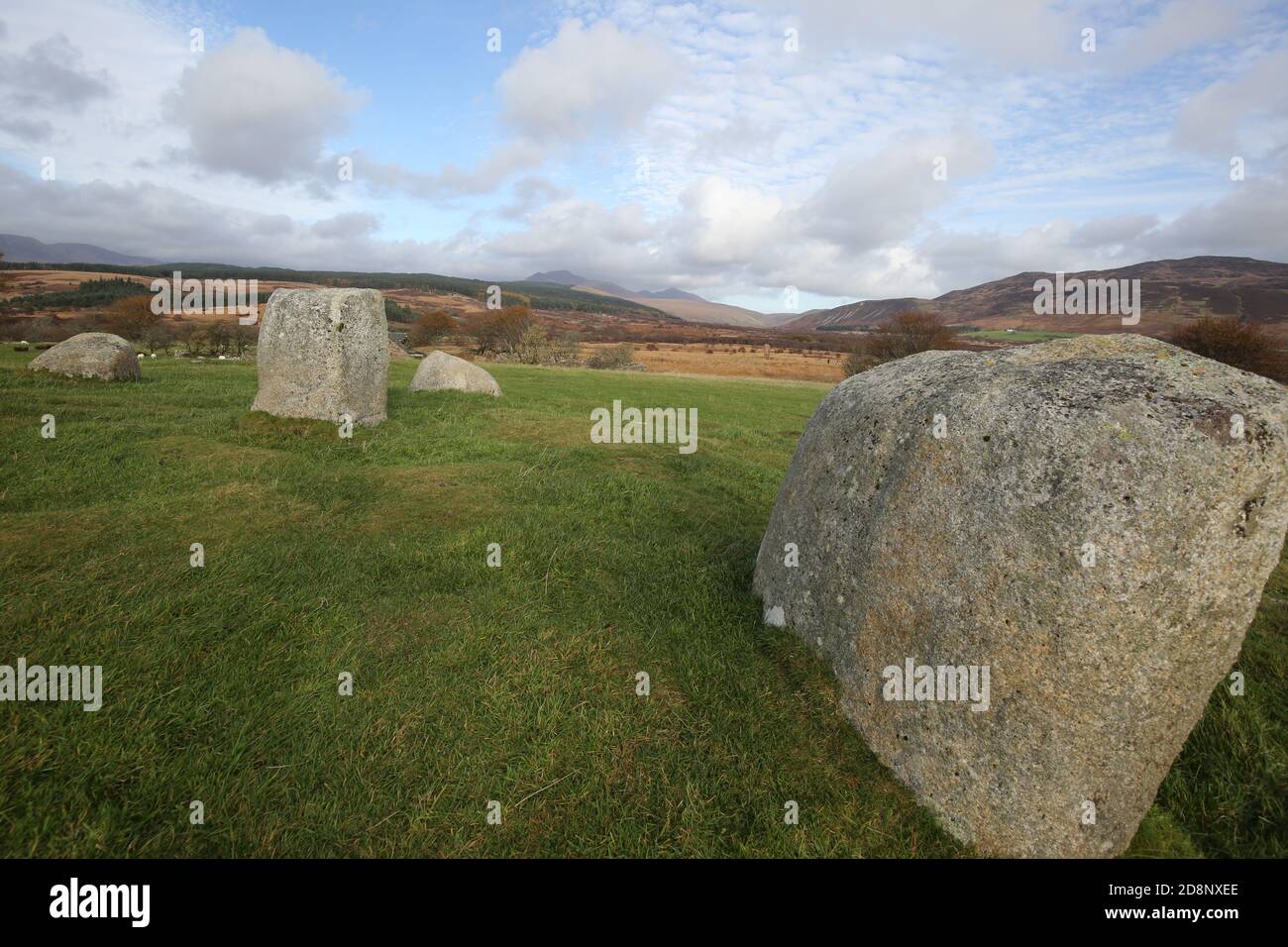 Isle of Arran, Ayrshire, Scotland, UK , Machrie Moor Stone Circle
