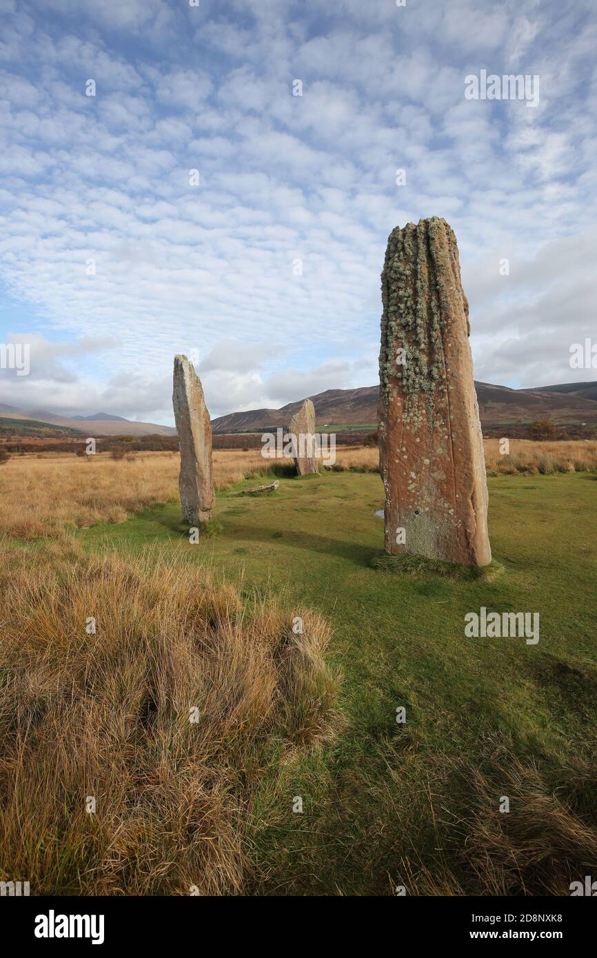Isle of Arran, Ayrshire, Scotland, UK , Machrie Moor Stone Circle