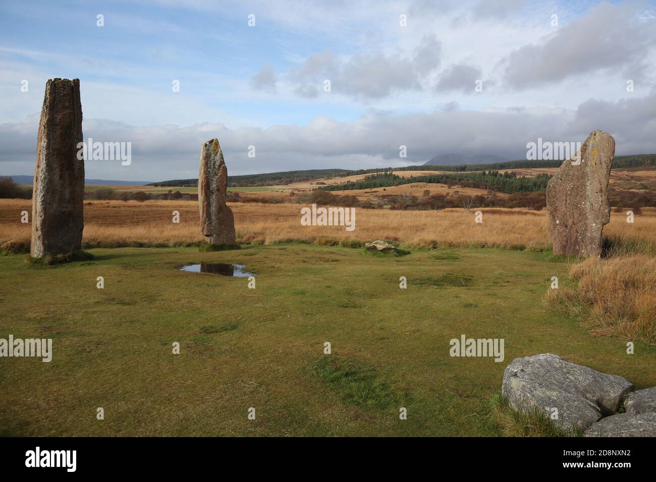 Isle of Arran, Ayrshire, Scotland, UK , Machrie Moor Stone Circle