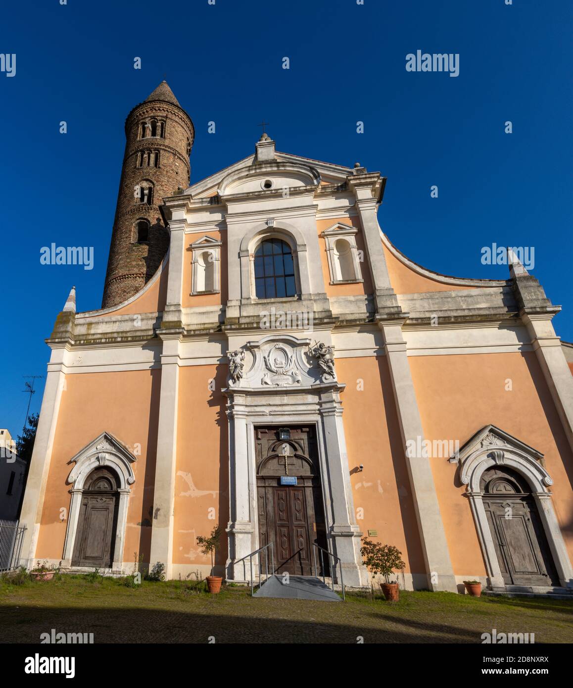 Ravenna - The  church Chiesa di San Giovanni Battista. Stock Photo