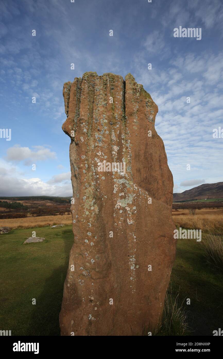 Isle of Arran, Ayrshire, Scotland, UK , Machrie Moor Stone Circle