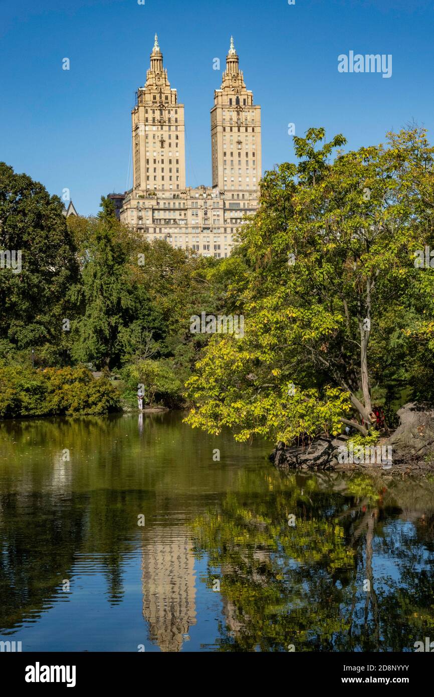 The San Remo can be seen from Central Park, New York City, USA Stock ...