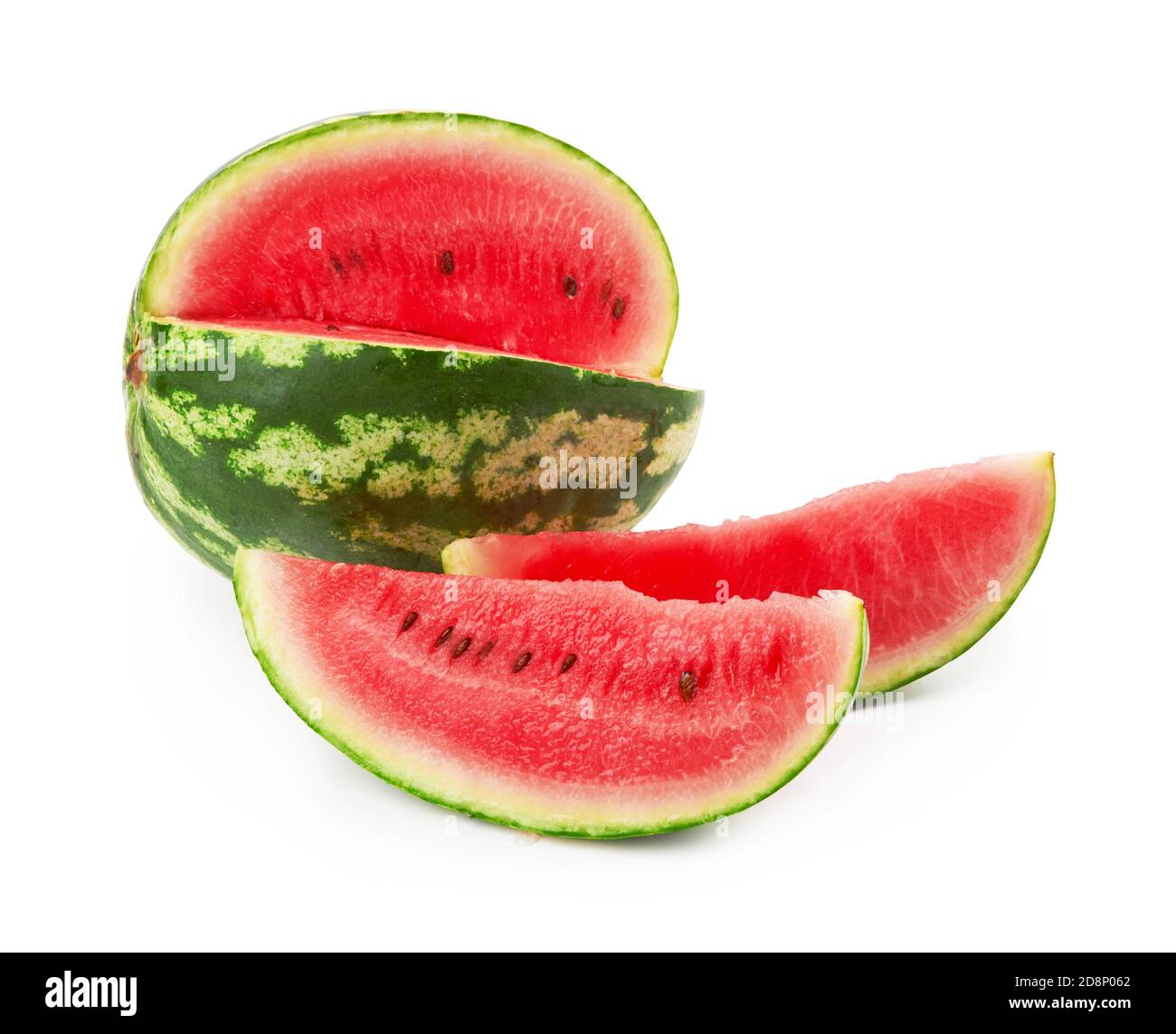 Watermelon isolated on a white background Stock Photo - Alamy