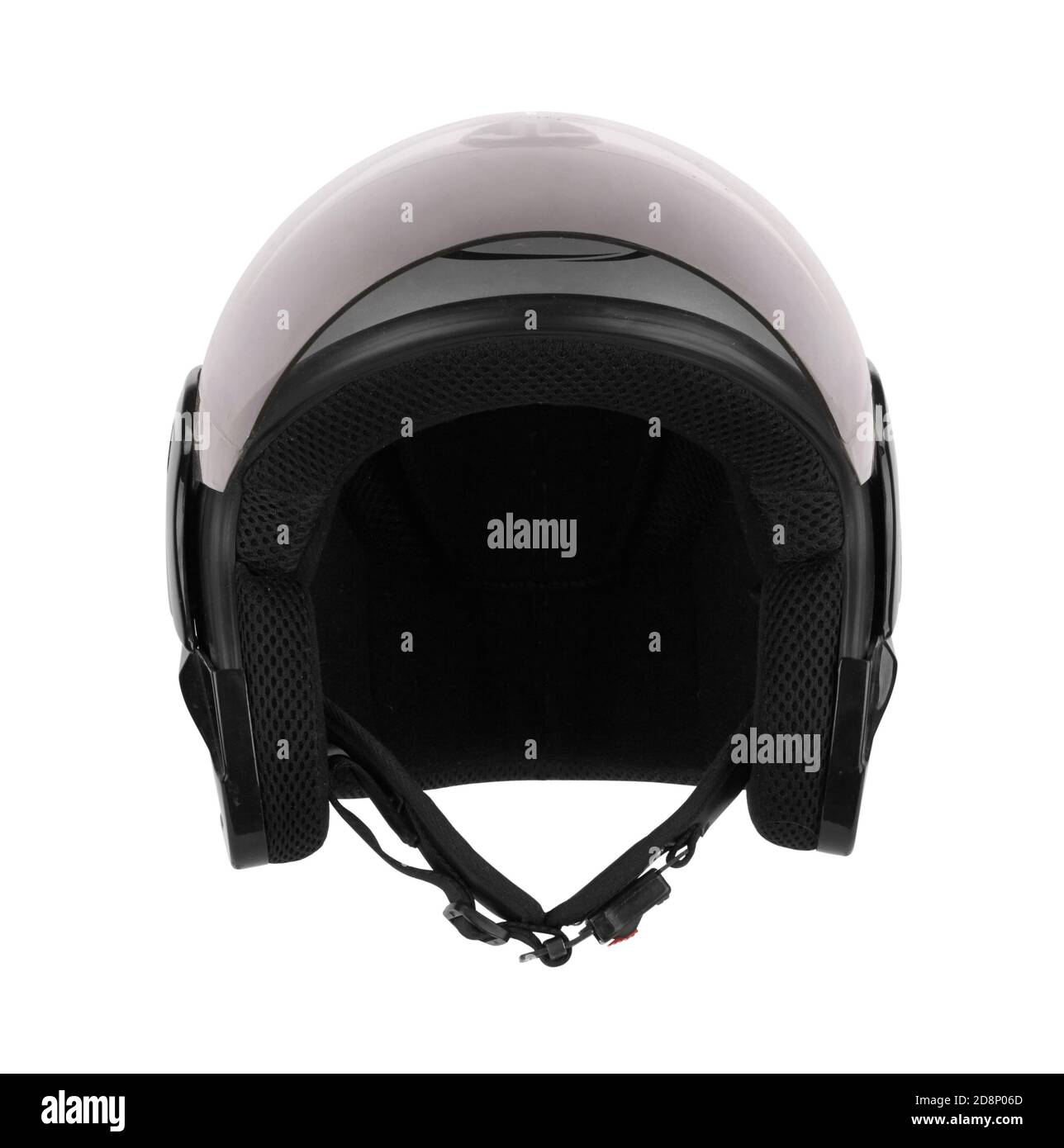 Gray motorcycle helmet isolated on white background Stock Photo - Alamy