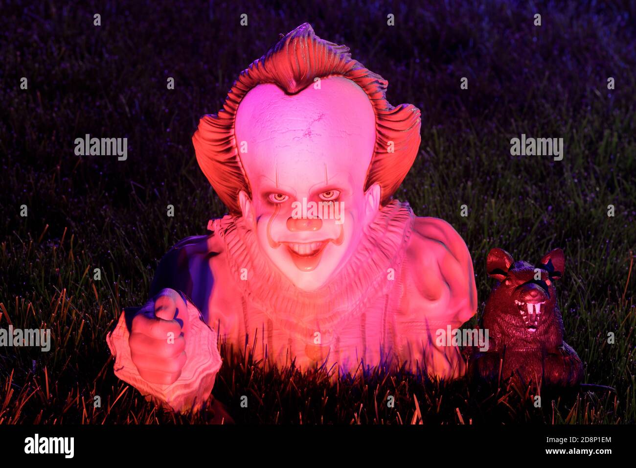 Pennywise The Clown from the movie It by Stephen King Stock Photo