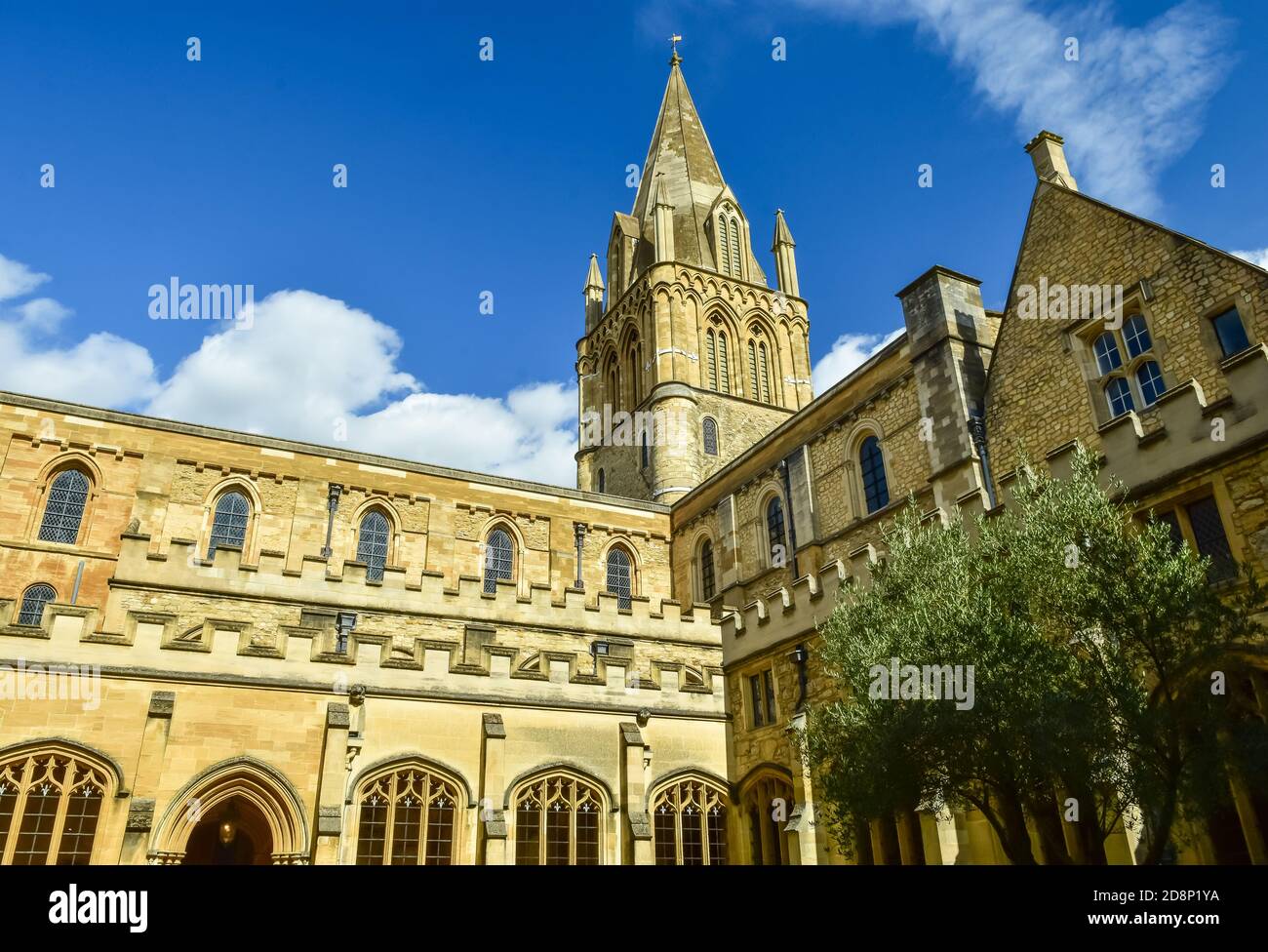 Christ Church Cathedral is the cathedral of the Anglican diocese of Oxford, England Stock Photo