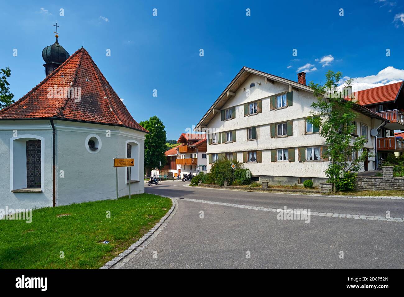 Typical Allgäu village in Bavaria, Germany Stock Photo - Alamy