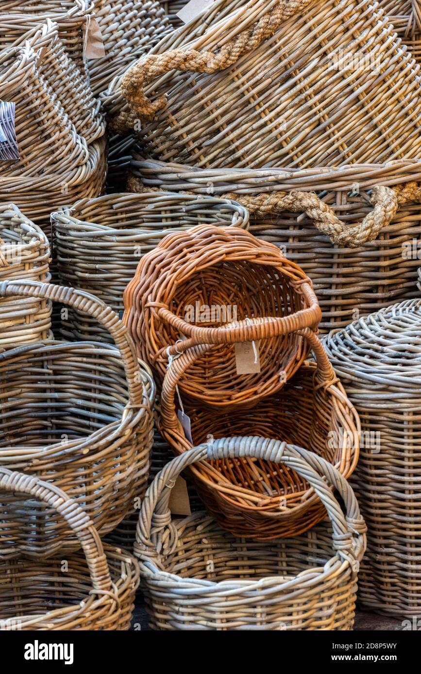 Hand Woven Baskets High Resolution Stock Photography and Images Alamy